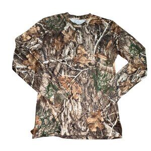 Real Tree Mens Performance T-Shirt-Camouflage-L-GUC